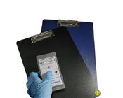 शीर्ष धातु क्लिप ईएसडी कार्यालय आपूर्ति ईएसडी सुरक्षित क्लिप बोर्ड आकार ए 4 ए 5 ईएसडी सुरक्षित प्रतीक के साथ: