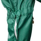 5 मिमी ग्रिड पॉलिएस्टर कपड़े ESD ओवरकोट विरोधी स्थैतिक