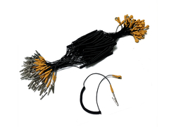 काले पीले रंग की 1.8 मीटर की ईएसडी ग्राउंडिंग केबल