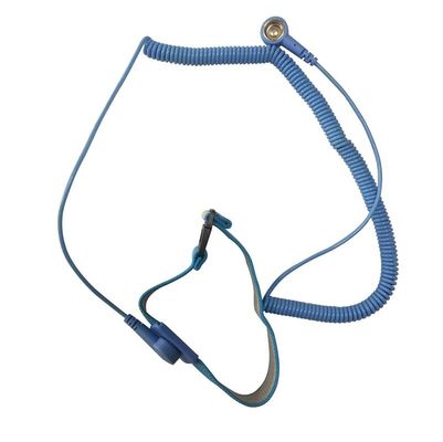 कॉर्ड एडजस्टेबल डब्ल्यू / एलीगेटर क्लिप के साथ इलेक्ट्रोस्टैटिक डिस्चार्ज कलाई का पट्टा