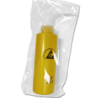 पीला प्रिंट एचडीपीई प्लास्टिक ईएसडी एंटीस्टेटिक सुरक्षित वितरण बोतल औद्योगिक उपयोग: