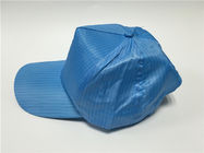 स्थिर विघटनकारी ईएसडी सुरक्षित वस्त्र ईएसडी टोपी यूनिसेक्स डिजाइन आकार समायोजन के लिए बकसुआ के साथ