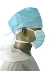 डिस्पोजेबल बफैंट सर्जिकल कैप्स पर डॉक्टर टाई आकार 64X15 सेमी वजन 25GSM