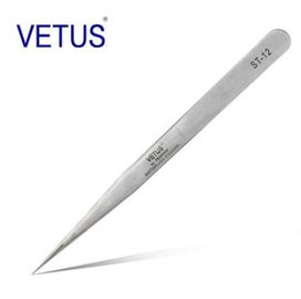 धातु रंग गैर ESD सुरक्षित उपकरण VETUS प्रेसिजन स्टेनलेस स्टील चिमटी से नोचना