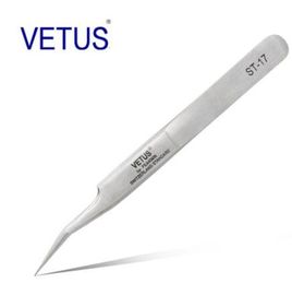 धातु रंग गैर ESD सुरक्षित उपकरण VETUS प्रेसिजन स्टेनलेस स्टील चिमटी से नोचना