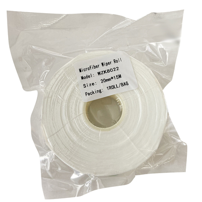 गैर बुना हुआ सफाई सूखी माइक्रोफाइबर वाइप्स रोल LAB के लिए