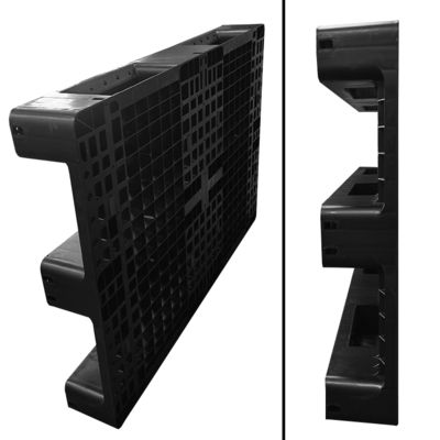Antistatic Stacking ESD Plastic Pallets For Industry 1200*800*140mm