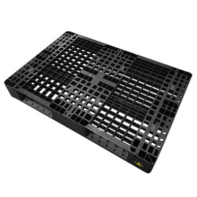 Antistatic Stacking ESD Plastic Pallets For Industry 1200*800*140mm