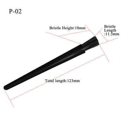 ईएसडी एंटी स्टैटिक ब्रश छोटा कार्बन फाइबर औद्योगिक सफाई एंटी-स्टैटिक ब्रश