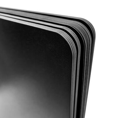 ईएसडी ब्लैक फ्रॉस्टेड पीपी प्लास्टिक शीट एंटी स्टैटिक पीपी विभाजन