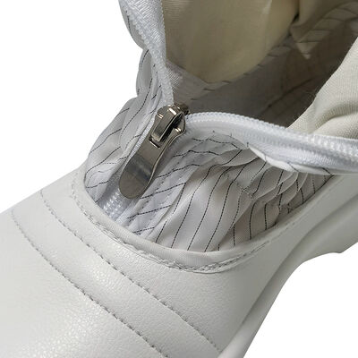 औद्योगिक वर्कवियर के लिए व्हाइट स्टील टो ESD एंटीस्टैटिक सेफ्टी बूट्स