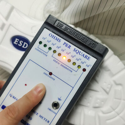 औद्योगिक वर्कवियर के लिए व्हाइट स्टील टो ESD एंटीस्टैटिक सेफ्टी बूट्स