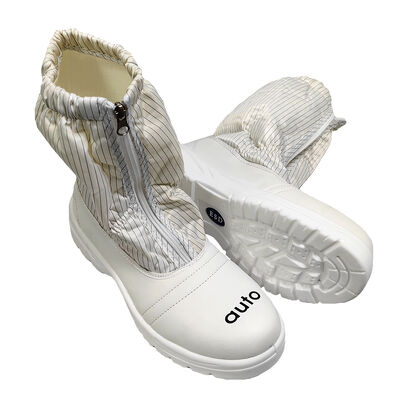 सफेद ईएसडी एंटीस्टेटिक स्पंज कम्पोजिट ट्यूब शॉर्ट बूट