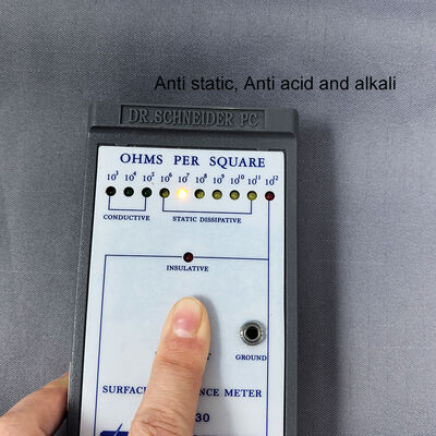 क्लीनरूम कपड़ों के लिए ग्रे एंटीस्टैटिक एंटी स्टैटिक एसिड और क्षार फैब्रिक