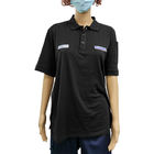 यूनिसेक्स कॉटन कार्बन फाइबर लैपल ईएसडी एंटी स्टेटिक टी शर्ट