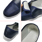 ब्लू एंटीस्टेटिक पीवीसी मेष फैब्रिक सांस लेने योग्य ईएसडी सुरक्षा जूते पुन: प्रयोज्य धो सकते हैं
