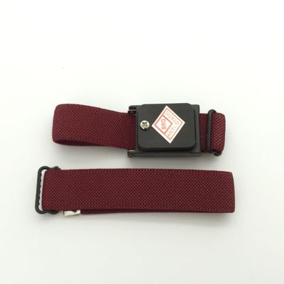 बुना हुआ इलास्टिक बैंड ब्लू ऑरेंज मरून कलर कॉर्डलेस ESD एंटी-स्टैटिक रिस्ट स्ट्रैप